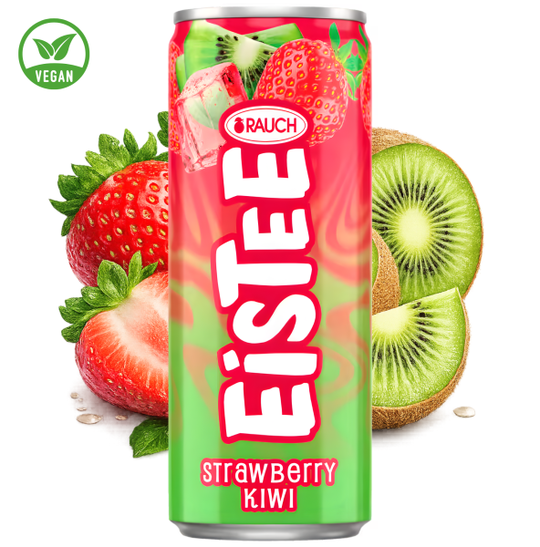 RAUCH - Eistee Erdbeer Kiwi 330ml